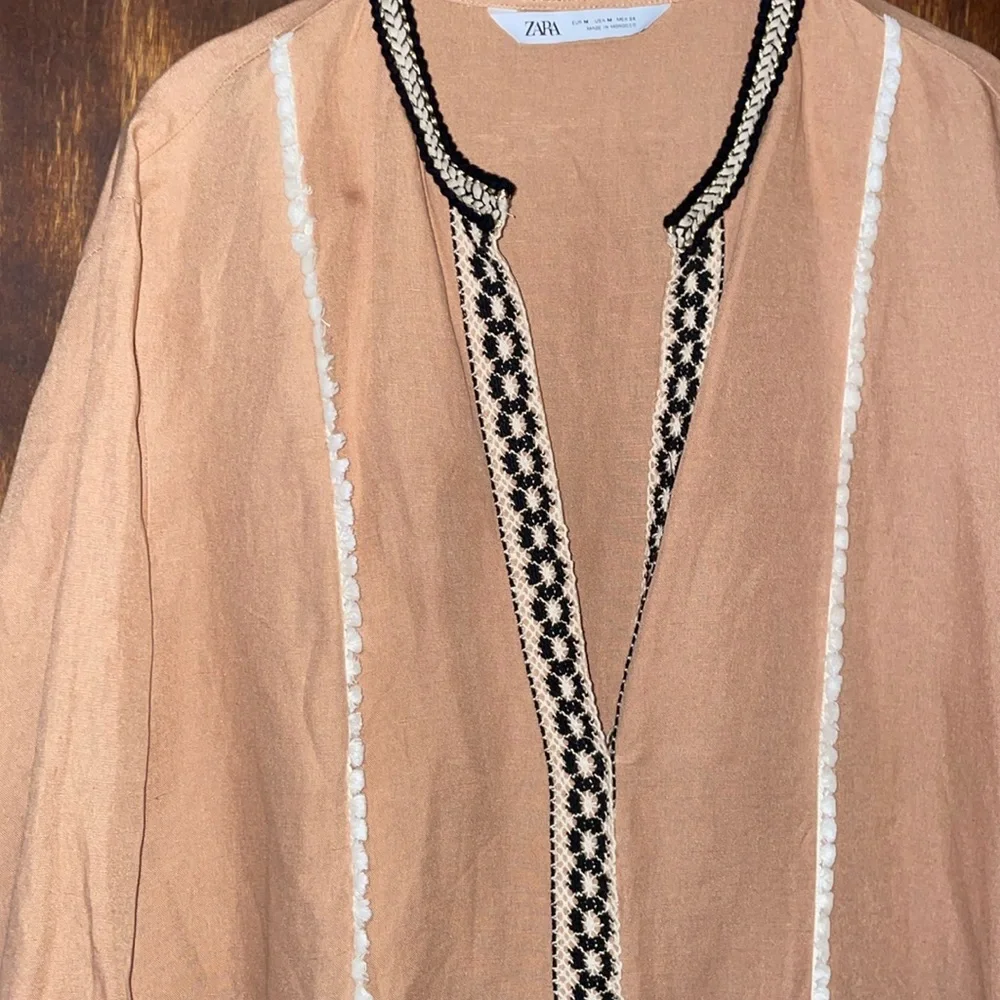 Zara blush embroidery dress - Picture 6 of 10